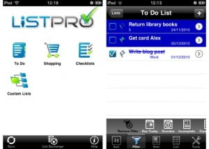 iphone listpro iphone listpro