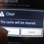 clear cache