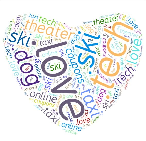 .love .ski .online .dog .tech .taxi .theater